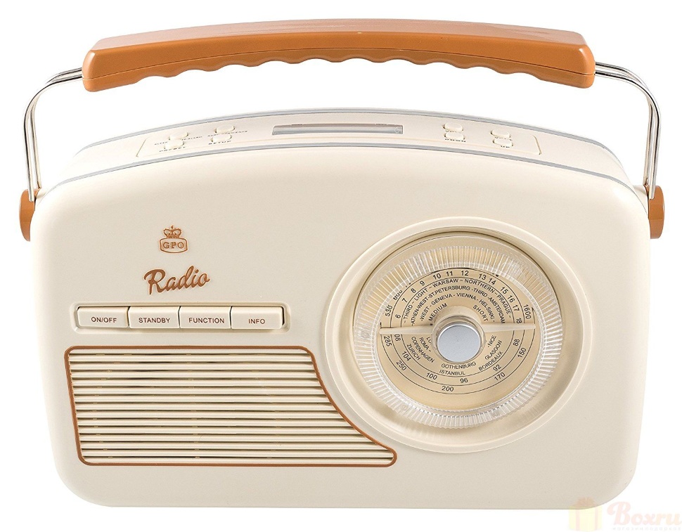 Радиоприемник GPO Rydell Nostalgic DAB, кремовый