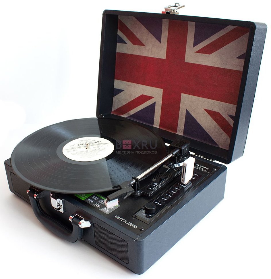 Виниловый проигрыватель Muse MT-102UK, синий