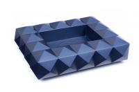 Пепельница Colibri Quasar на 8 сигар, Синий лак Navy