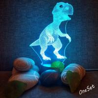 3D ночник Тираннозавр Рекс