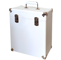 Кейс для виниловых пластинок BOX, белый, BOX-Wt