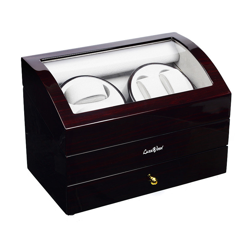 Шкатулка для подзавода 4х часов Luxewood LW722-5