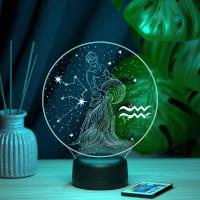 3D ночник Зодиак - Водолей