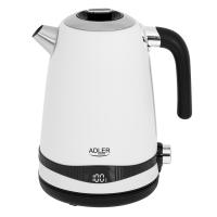 Чайник с контролем температуры Adler AD 1295W Satin White, 1,7л