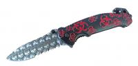 Нож Z-Hunter Spring, красный Biohazard, ZB-052BKR