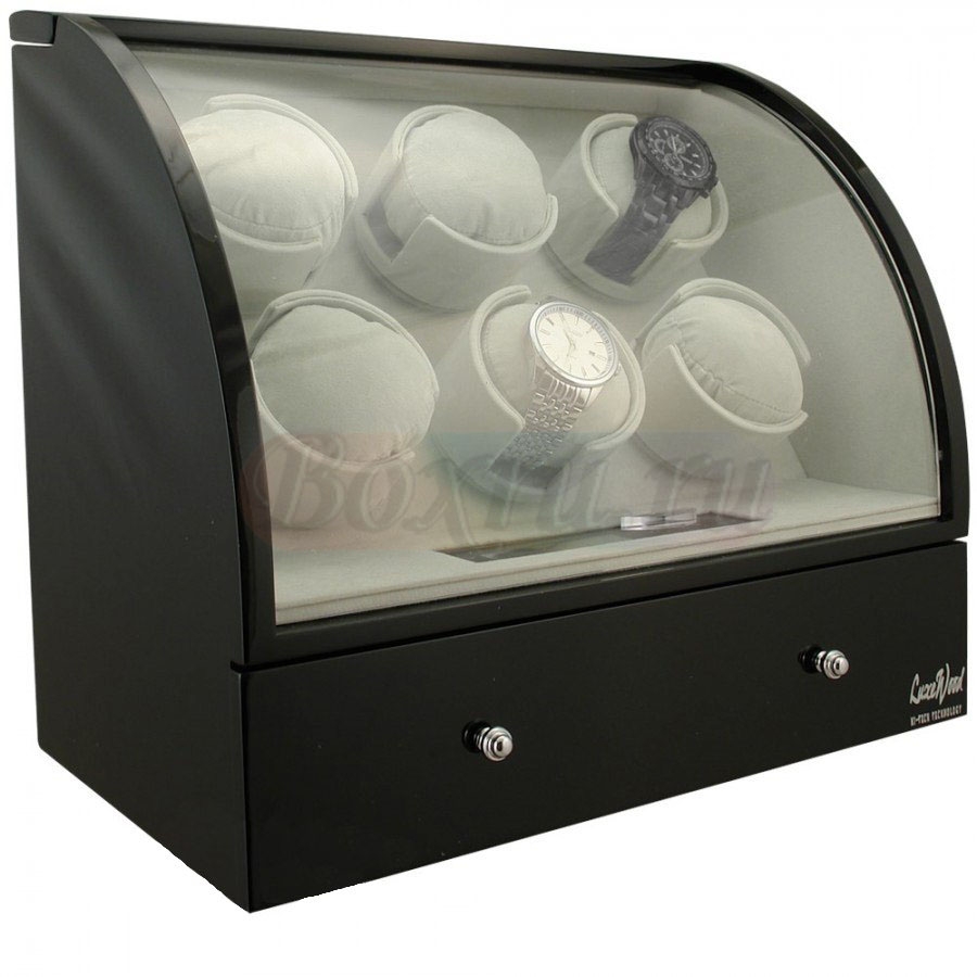 Шкатулка для подзавода 6ти часов Luxewood LW326-1