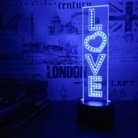 3D ночник Ламповые чувства - Ночник LOVE