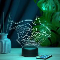 3D ночник Касатки