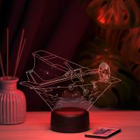 3D ночник Самолет Цессна