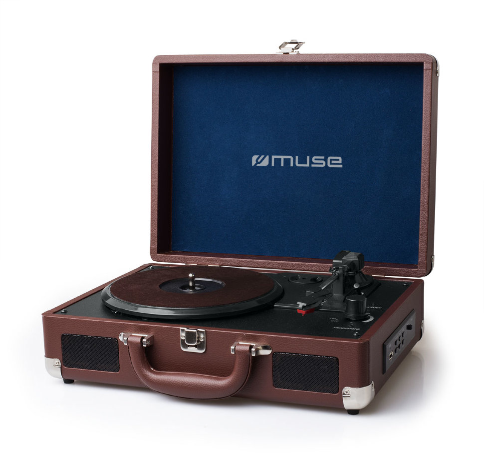 Виниловый проигрыватель Muse MT-101BR, коричневый