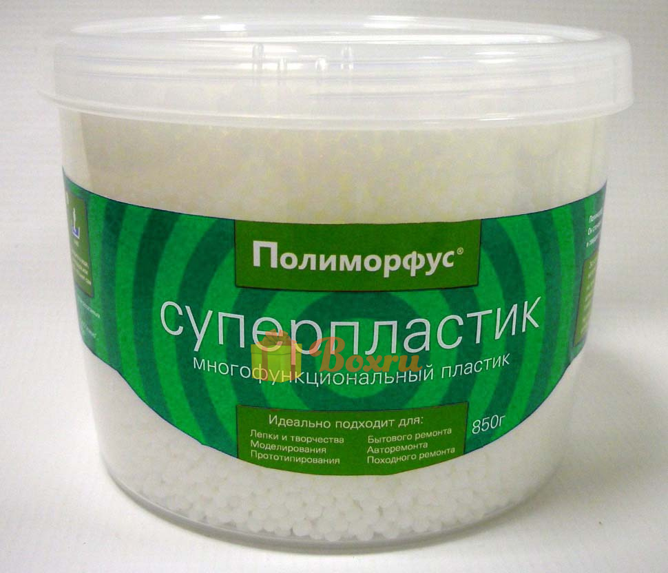 Набор Полиморфус 850г + 8.5г светящийся краситель салатовый