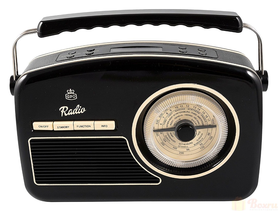 Радиоприемник GPO Rydell Nostalgic DAB, чёрный