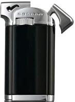Зажигалка трубочная Colibri CONNAUGHT II черный лак/хром,  PTR-008811