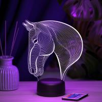 3D ночник Лошадь