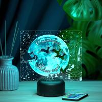 3D ночник Счастливого Нового года