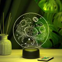 3D ночник Зодиак - Рак