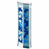 Зажигалка Caran d'Ache Rhodium Flower Blue