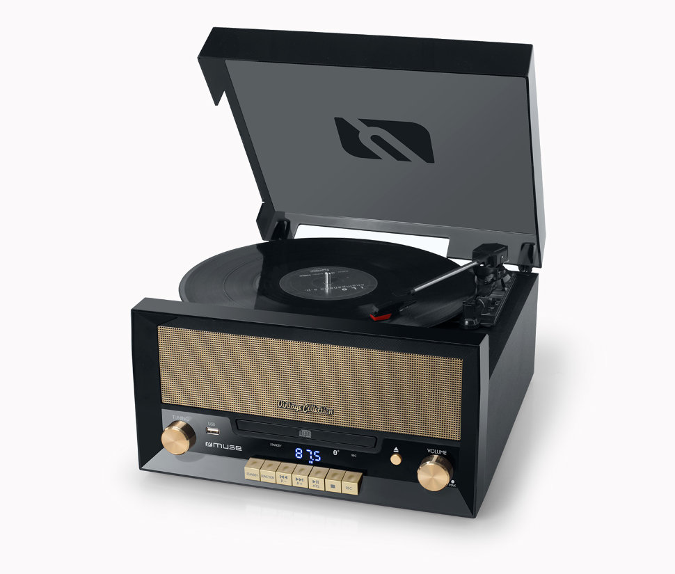 Виниловый проигрыватель Muse MT-110ВК, черный