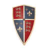 Щит рыцарский "Черного принца" (Эдварда, принца Уэльского, 1330 – 1376), средний