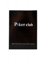 Игральные карты POKER CLUB синяя рубашка 100% пластик Арт. p.k.b