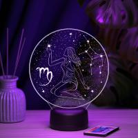 3D ночник Зодиак - Дева