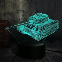 3D ночник Танк Т-34