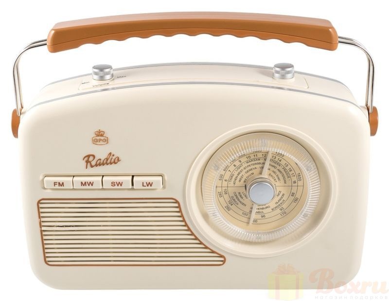 Радиоприемник GPO Rydell Nostalgic (fm.mw.sw.lw), кремовый