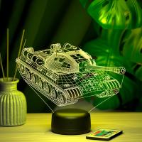 3D ночник Танк ИС-3