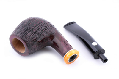 Трубка Mastro de Paja Pettinata Classica с цветным кольцом