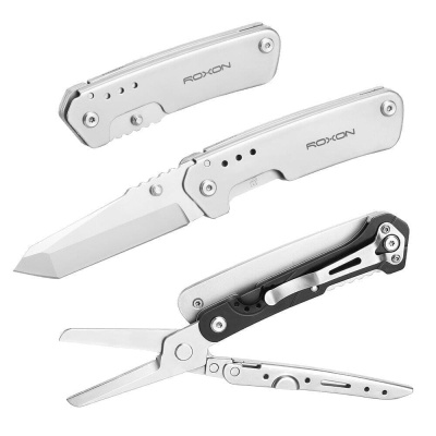 Нож многофункциональный Roxon KS KNIFE-SCISSORS, металлический