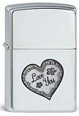 Зажигалка Zippo Love you Floral 250 (без бензина) Зажигалка Zippo Love you Floral 250 (без бензина)