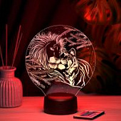 3D ночник Львы