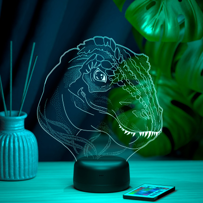 3D ночник Тираннозавр