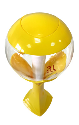 Диспенсер для напитков Пивная Башня "Пауэр Ренджерс", 3л, колба для льда, желтый