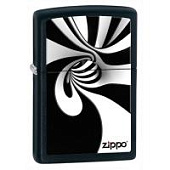Зажигалка Zippo Black & White Spiral