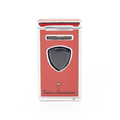 Турбо зажигалка TONINO LAMBORGHINI PERGUSA Interwoven Torch Flame (MFH-307) RED