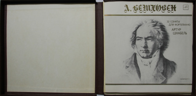 Виниловая пластинка Л. Бетховен: 32 Сонаты для Фортепиано, Артур Шнабель, (6 пластинок), бу