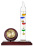 Термометр Галилея Галилео с гидрометром 19 см