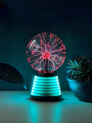 Плазменный шар Тесла Amperia Stripe 15 см RGB / Audio