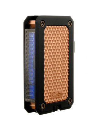 Зажигалка сигарная Colibri Rally, черная-красное золото Зажигалка сигарная Colibri Rally, черная-красное золото