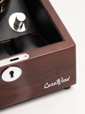 Шкатулка LuxeWood для подзавода 2-х и хранения 3-х часов арт.LW024-OAB-5