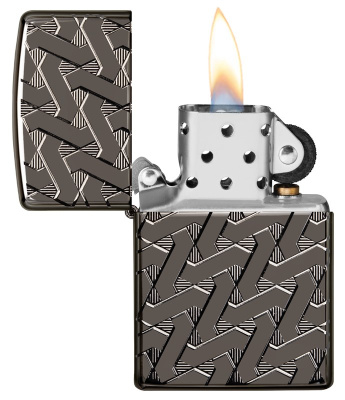 Зажигалка ZIPPO Armor™ с покрытием High Polish Black Ice®, латунь/сталь, чёрная, 38x13x57 мм Зажигалка ZIPPO Armor™ с покрытием High Polish Black Ice®, латунь/сталь, чёрная, 38x13x57 мм