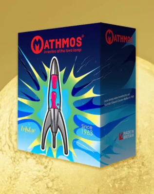 Лава-лампа Mathmos Telstar Красная/Фиолетовая Gold