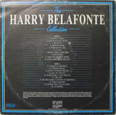 Виниловая пластинка Гарри Белафонте, Harry Belafonte, 20 Golden Greats, бу