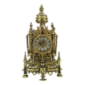 Часы каминные "Нотр Дам", золото