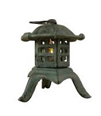 Декоративный фонарь "Ступа" под свечу для дачи