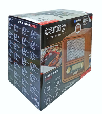 Ретро-радиоприемник CAMRY CR1188, BT, stereo