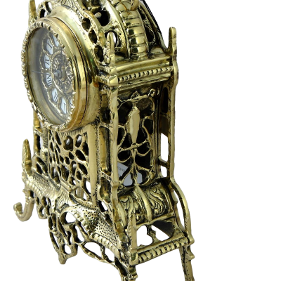 Каминные часы с канделябрами "Осень", золото