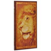 Нарды в деревянной коробке "Лев", средние Нарды в деревянной коробке "Лев", средние