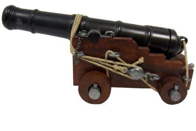 Декоративная морская пушка (Англия XVIII в.)